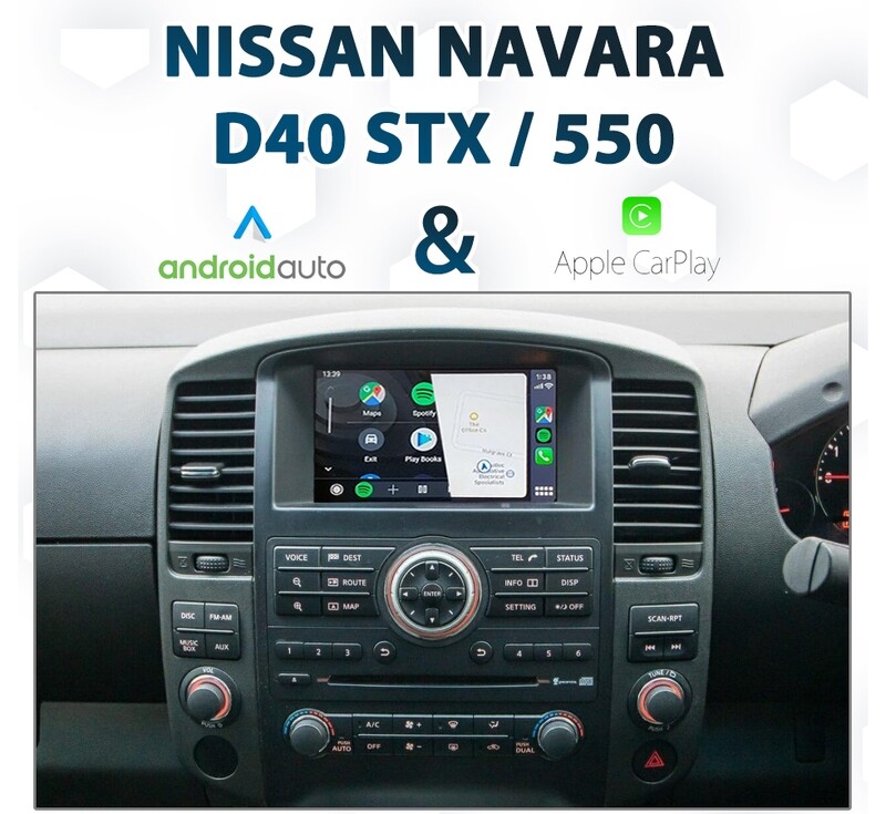 Nissan D40 Navara ST-X 550 (2011-2015) with Apple CarPlay and Android Auto integration
