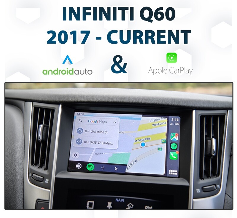 Infiniti Q60 V37 2016 - 2019 : Android Auto &amp; Apple CarPlay Integration