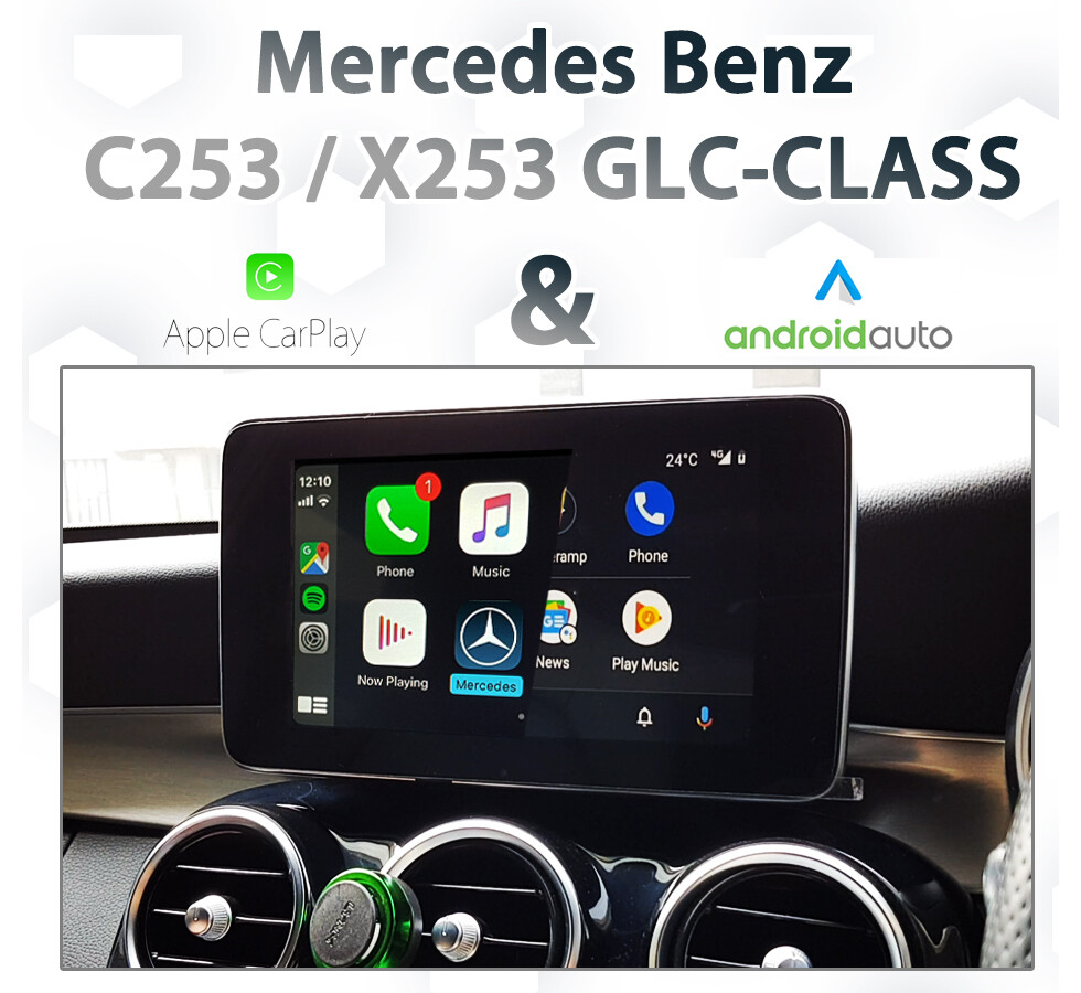 Mercedes-Benz GLC-Class (C253 / X253) with Apple CarPlay and Android Auto integration