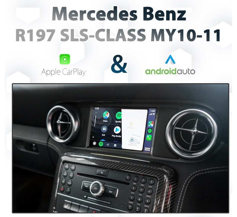[TOUCH] Mercedes-Benz SLS-Class (R197, 2010 to Early 2011) – Touch Overlay Apple CarPlay &amp; Android Auto Integration for NTG4.0 with COMAND