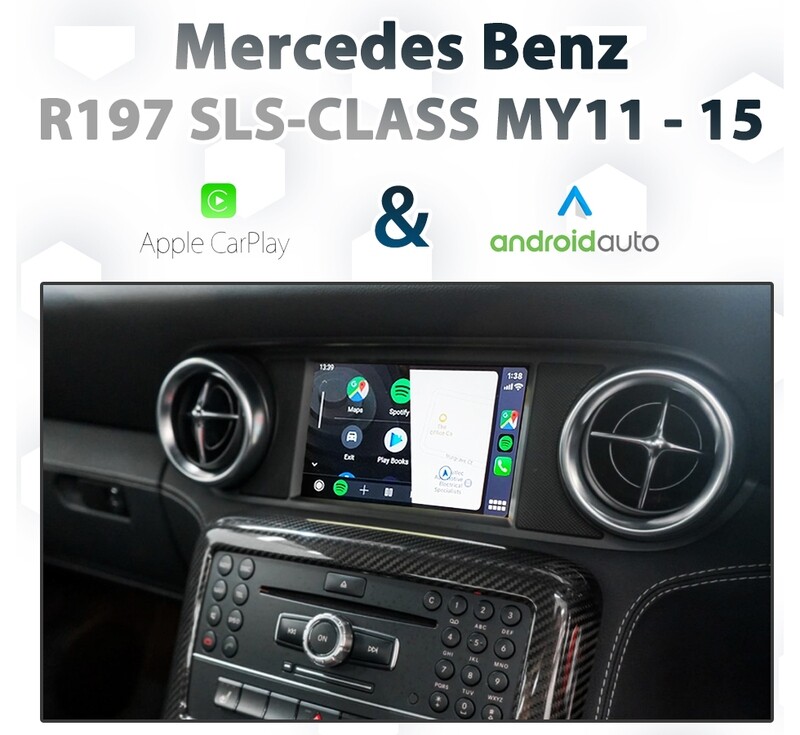 Mercedes-Benz SLS-Class (C197/R197, 2011-2015) – Touch and Dial Control Apple CarPlay &amp; Android Auto Integration for NTG4.5/NTG4.7 with COMAND