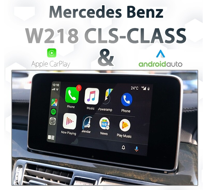 Mercedes Benz W218 CLS-Class - Apple CarPlay &amp; Android Auto Integration