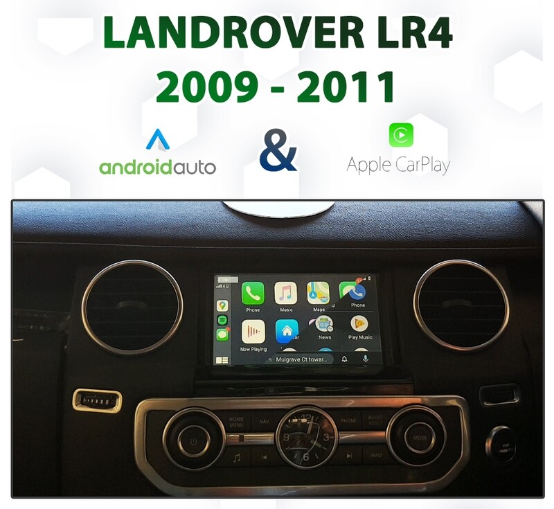 Land Rover Discovery 4 (2009-2011) with Android Auto &amp; Apple CarPlay functionality using this Factory Audio Integrated Package Kit