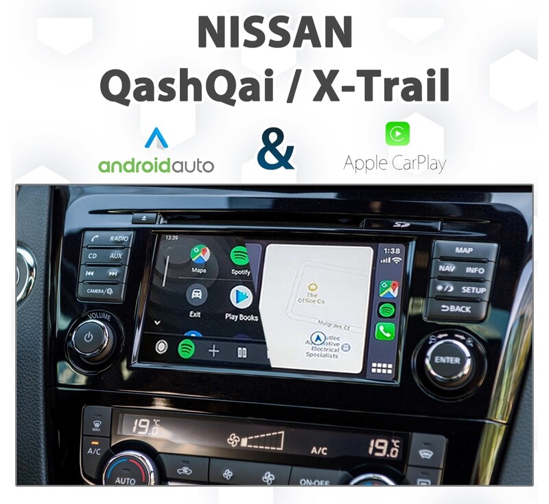 Nissan Qashqai &amp; X-Trail models from 2014 Android Auto &amp; Apple CarPlay Integration
