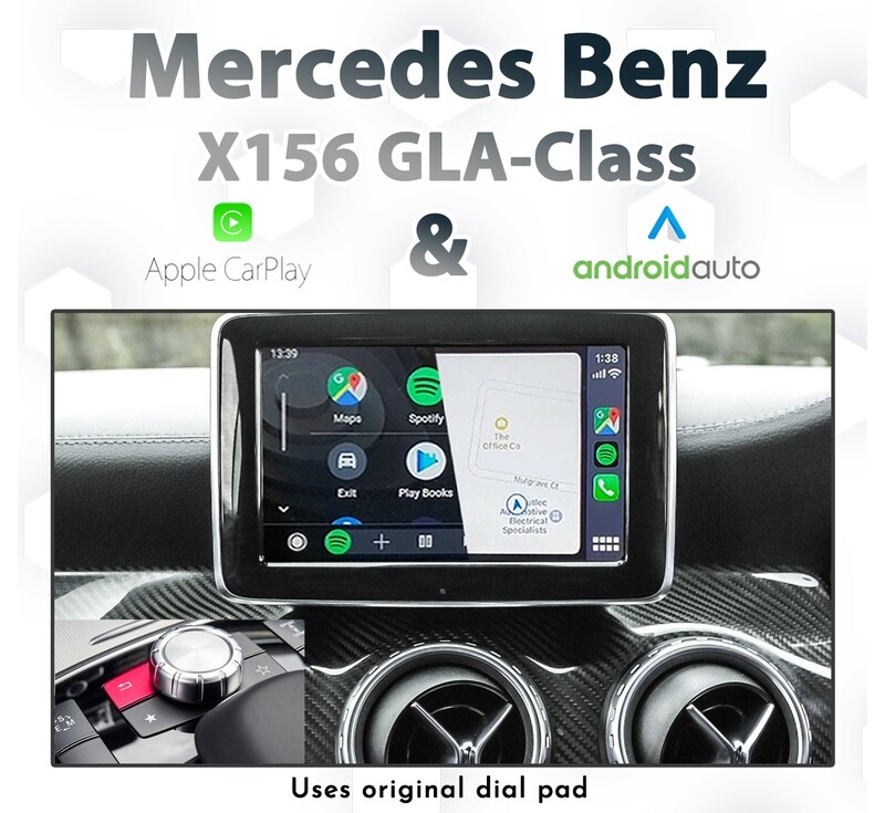 Mercedes-Benz X156 GLA-Class (2013-2015) – NTG4.5 COMAND Dial Control Apple CarPlay &amp; Android Auto Integration