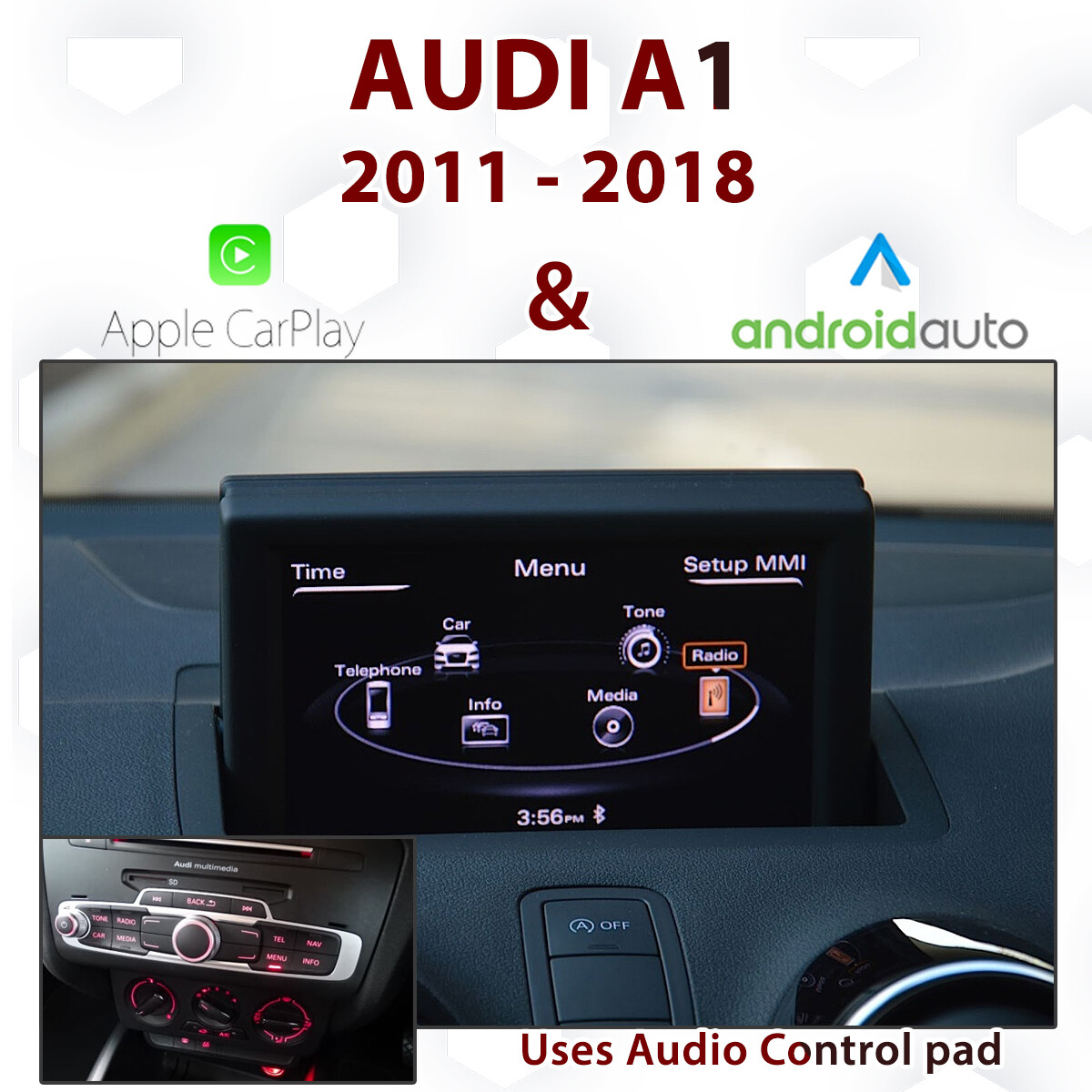 [DIAL] Audi A1 RMC Media Audio - Apple CarPlay & Android Auto Integration