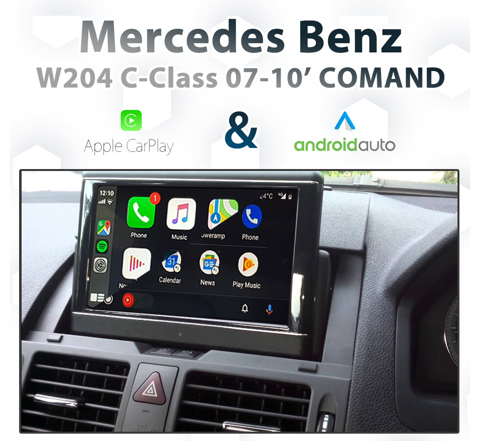 [DIAL] Mercedes-Benz C-Class W204 (2007-2010) – Apple CarPlay &amp; Android Auto Integration for NTG4.0 COMAND