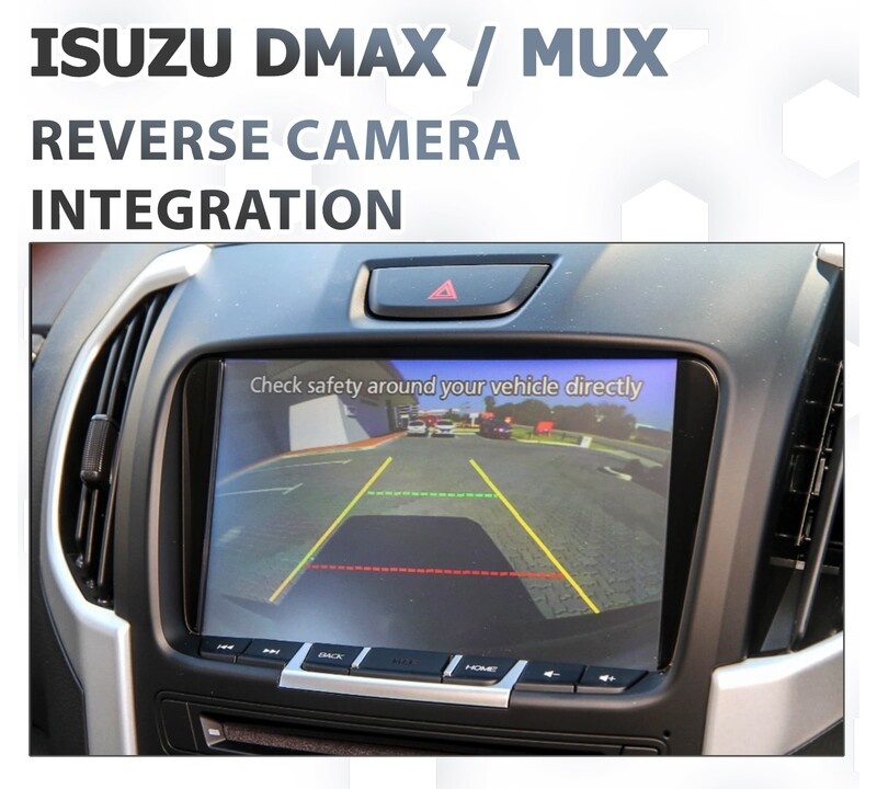 ISUZU DMAX / MUX - Reverse camera Integration kit
