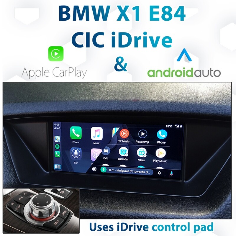 BMW E84 X1 Series LCI - CIC iDrive Apple CarPlay &amp; Android Auto Integration