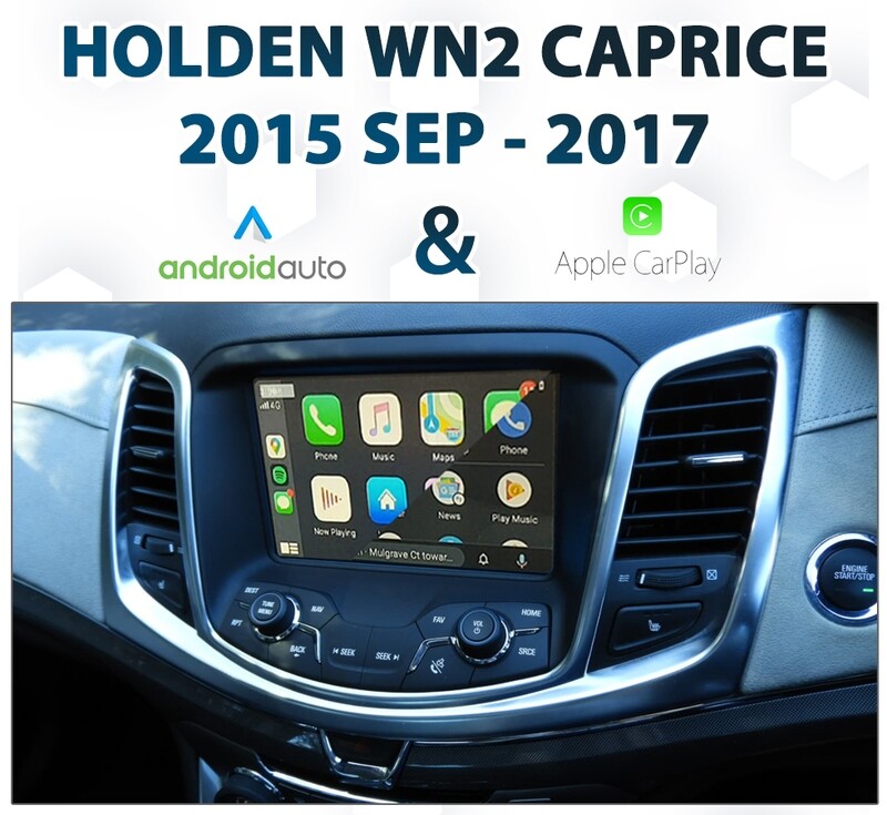Holden WN Series II Caprice 2015-2017 - Apple CarPlay &amp; Android Auto Integration