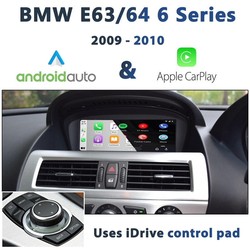 BMW E63 / E64 6 Series LCI - CIC iDrive Apple CarPlay &amp; Android Auto Integration