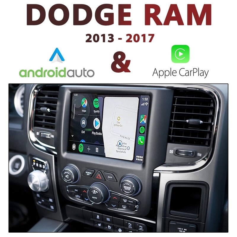 DODGE RAM 2013-MY18 - UConnect 8.4" Apple CarPlay &amp; Android Auto Integration