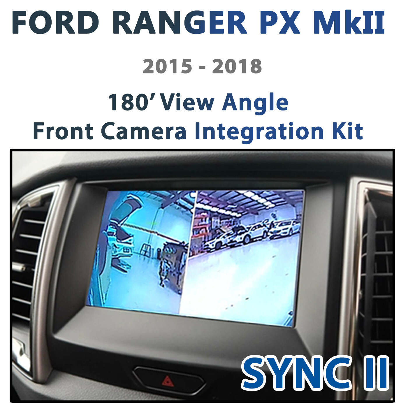 Front Camera Integration for Ford Mustang Sync 2 (2015-2017) with 8-Inch Display