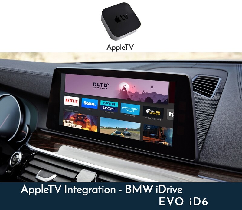 BMW ID6 NBT EVO iDrive - AppleTV Integration