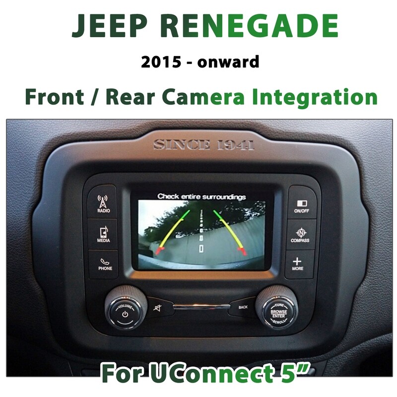 Jeep Renegade UConnect 5" Camera Integration System