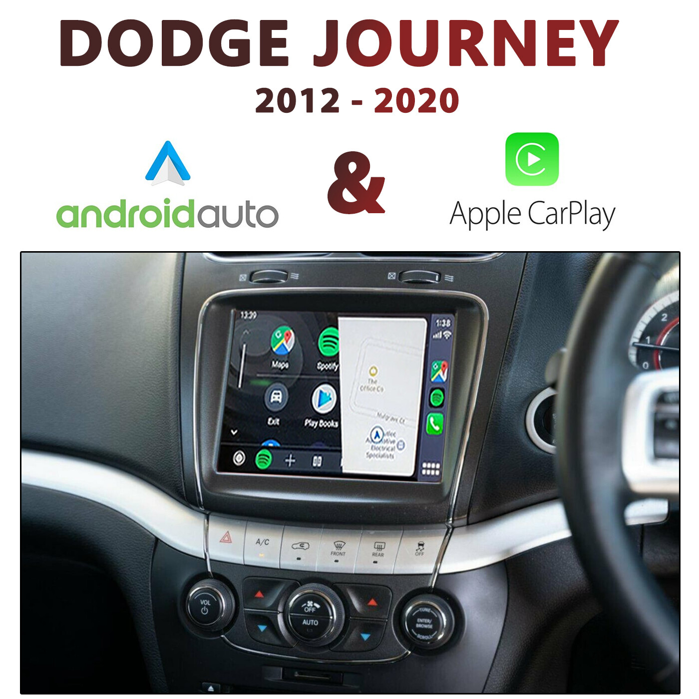 Dodge Journey - UConnect 8.4&quot; Integrated Android Auto &amp; Apple CarPlay
