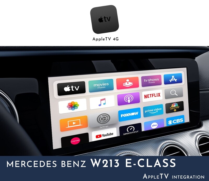 Mercedes Benz W213 E-Class NTG5 COMAND - Apple TV Integration