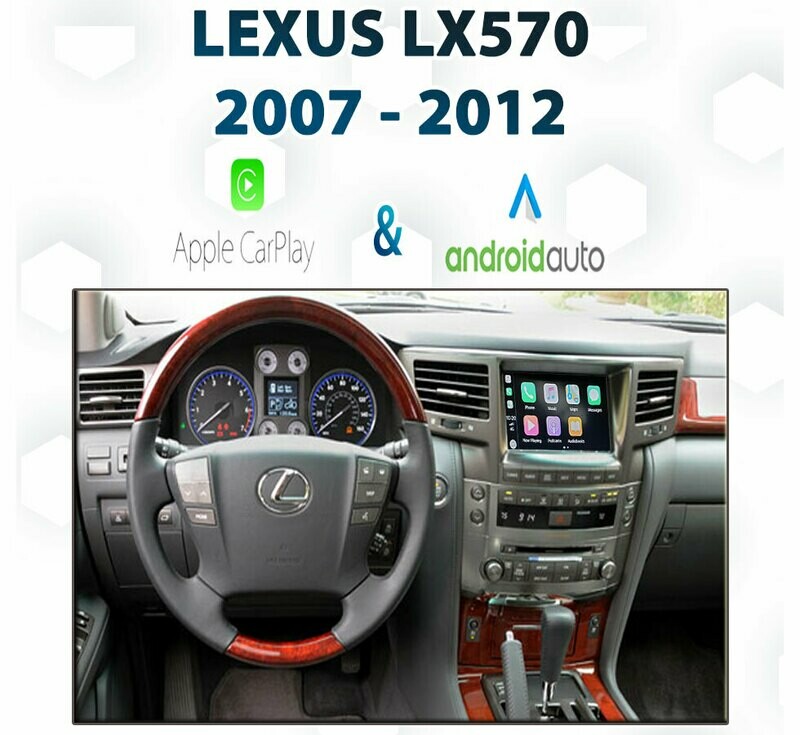 [2007-2012] Lexus LX570 - Apple CarPlay &amp; Android Auto Integration
