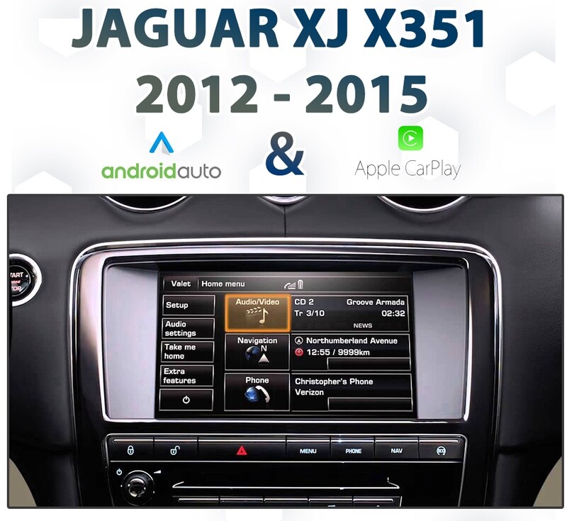 Jaguar XJ 2012 - 2015 IAM2.1 Audio Integrated Apple CarPlay &amp; Android Auto
