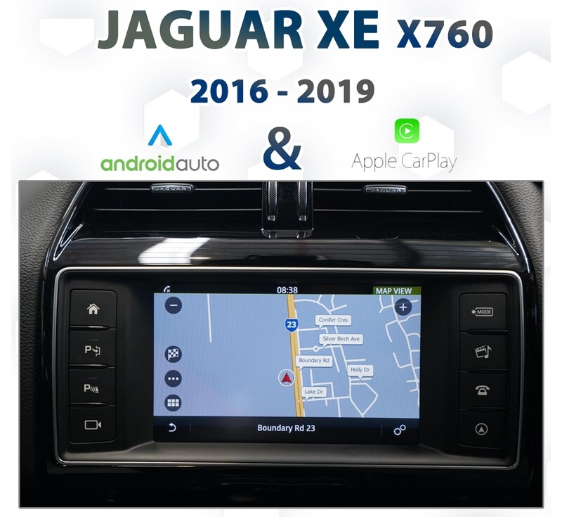 Jaguar XE X760 InControl Touch  Apple CarPlay &amp; Android Auto Integration pack
