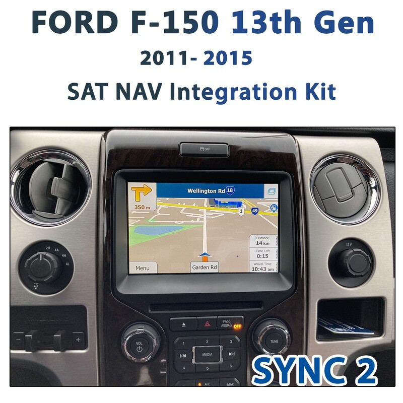 FORD F150 SYNC II - GPS NAV Integration kit with worldwide map covered