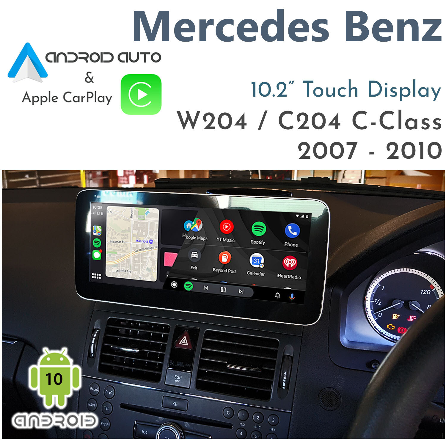 Carplay мерседес w204