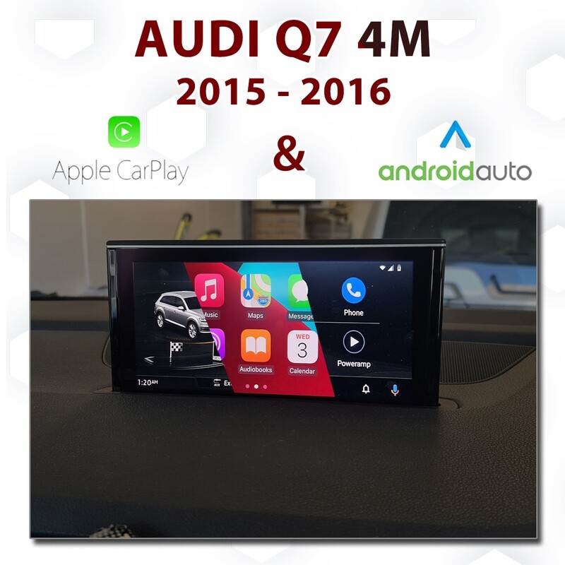 Audi A4 B9 Series (2016–2020) with advanced Touch and Dial Apple CarPlay and Android Auto integration