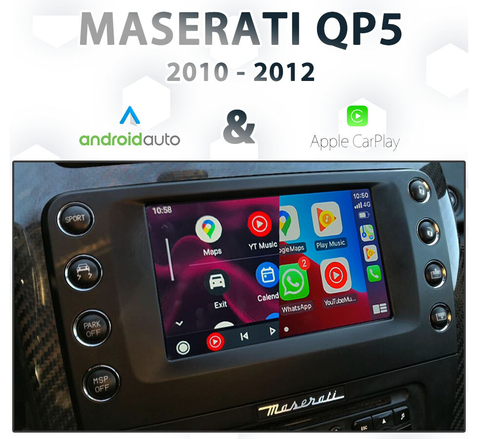 [2010-2012] Maserati Quattroporte Mk5.5 - Apple CarPlay &amp; Android Auto Integration