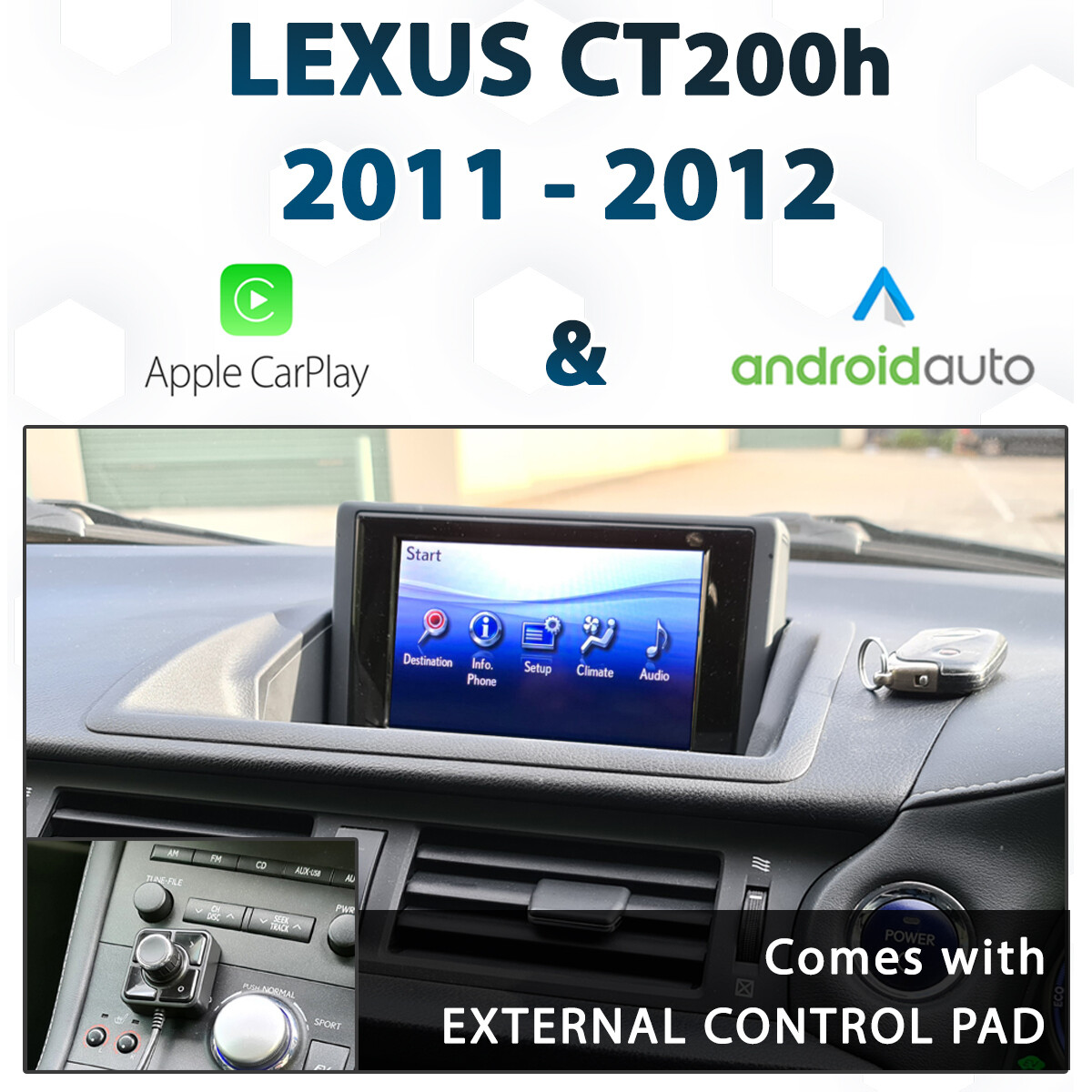 [2011-2012]Lexus CT200h - Apple CarPlay &amp; Android Auto Integration