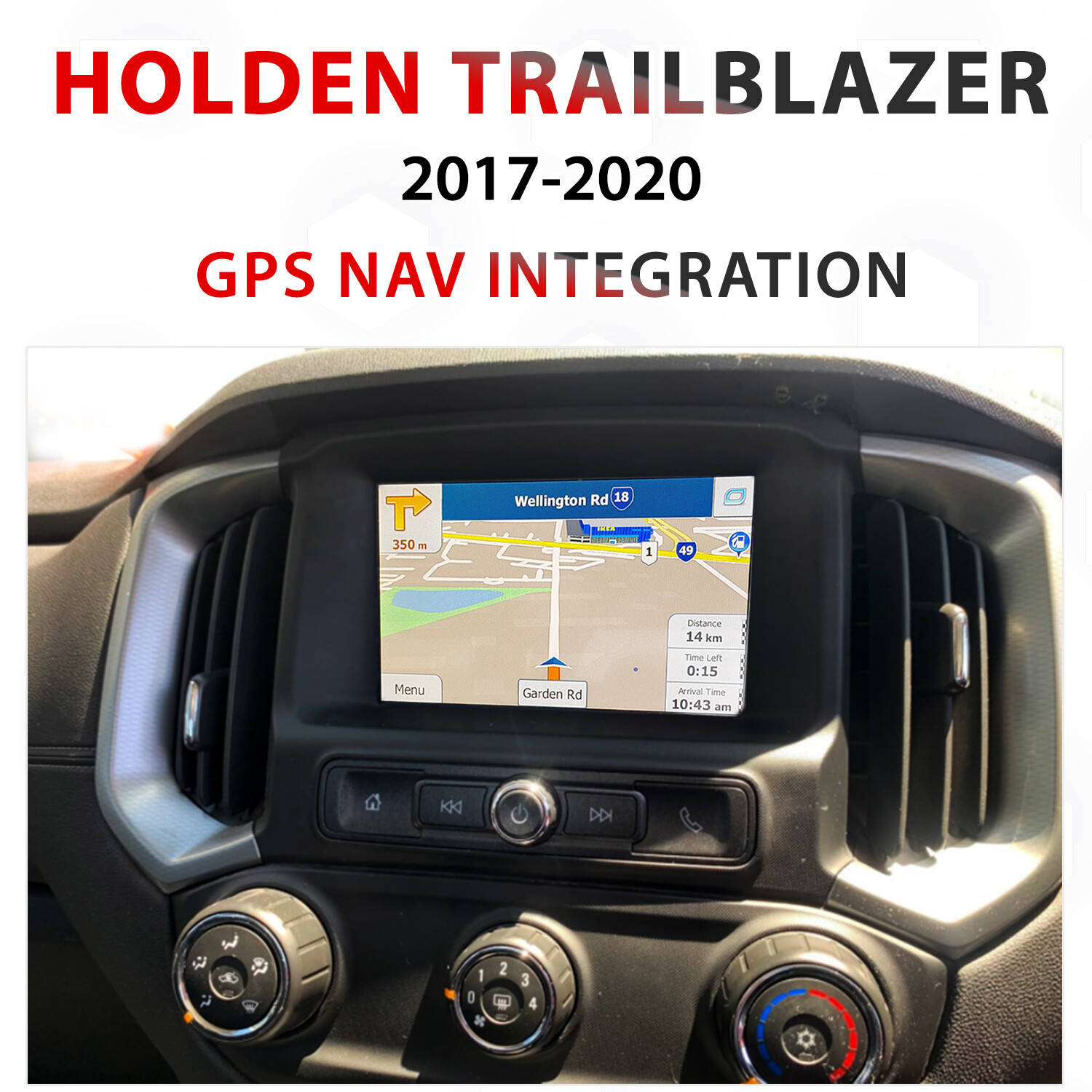 [2017-2020] Holden Trailblazer - GPS NAV Integration
