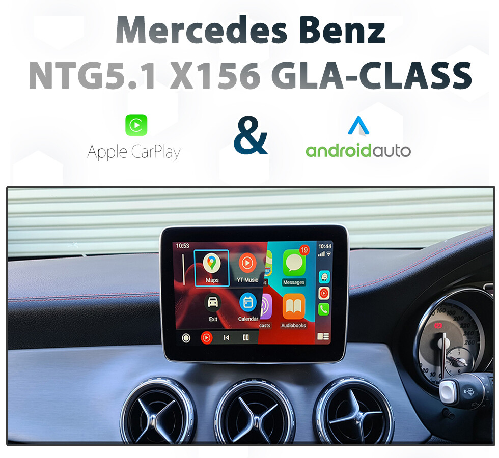 Mercedes-Benz X156 GLA-Class with Apple CarPlay and Android Auto integration