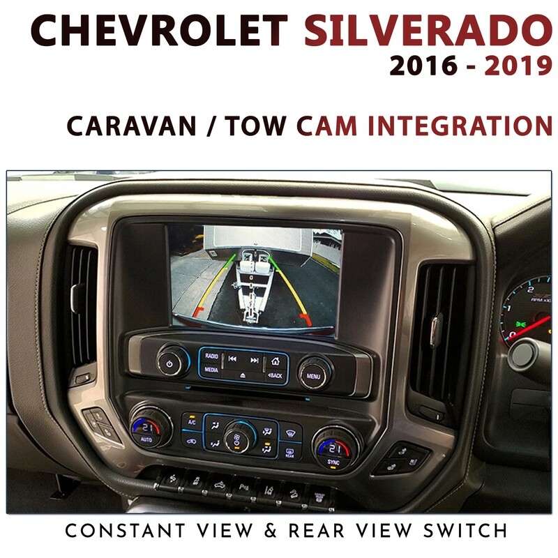 [MY16-MY19] Chevrolet Silverado : MyLink Integrated Caravan / Towing Camera add on pack