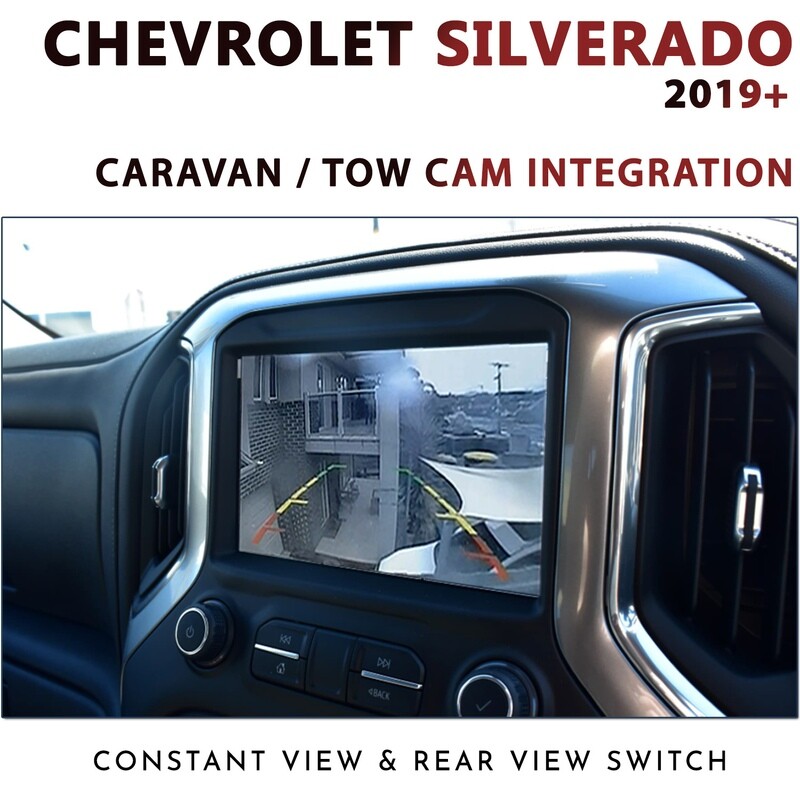 [MY19+] Chevrolet Silverado : MyLink Integrated Caravan / Towing Camera add on pack