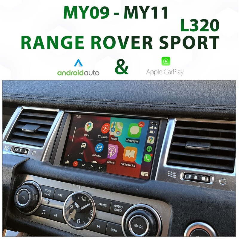 [2009 MY10 to 2012] L320 Range Rover Sport with seamless Apple CarPlay and Android Auto integration