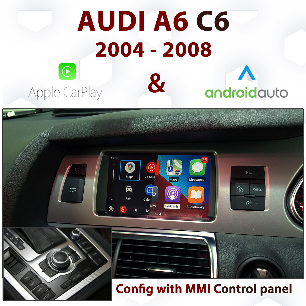 [DIAL] Audi C6 A6 - Apple CarPlay &amp; Android Auto Integration