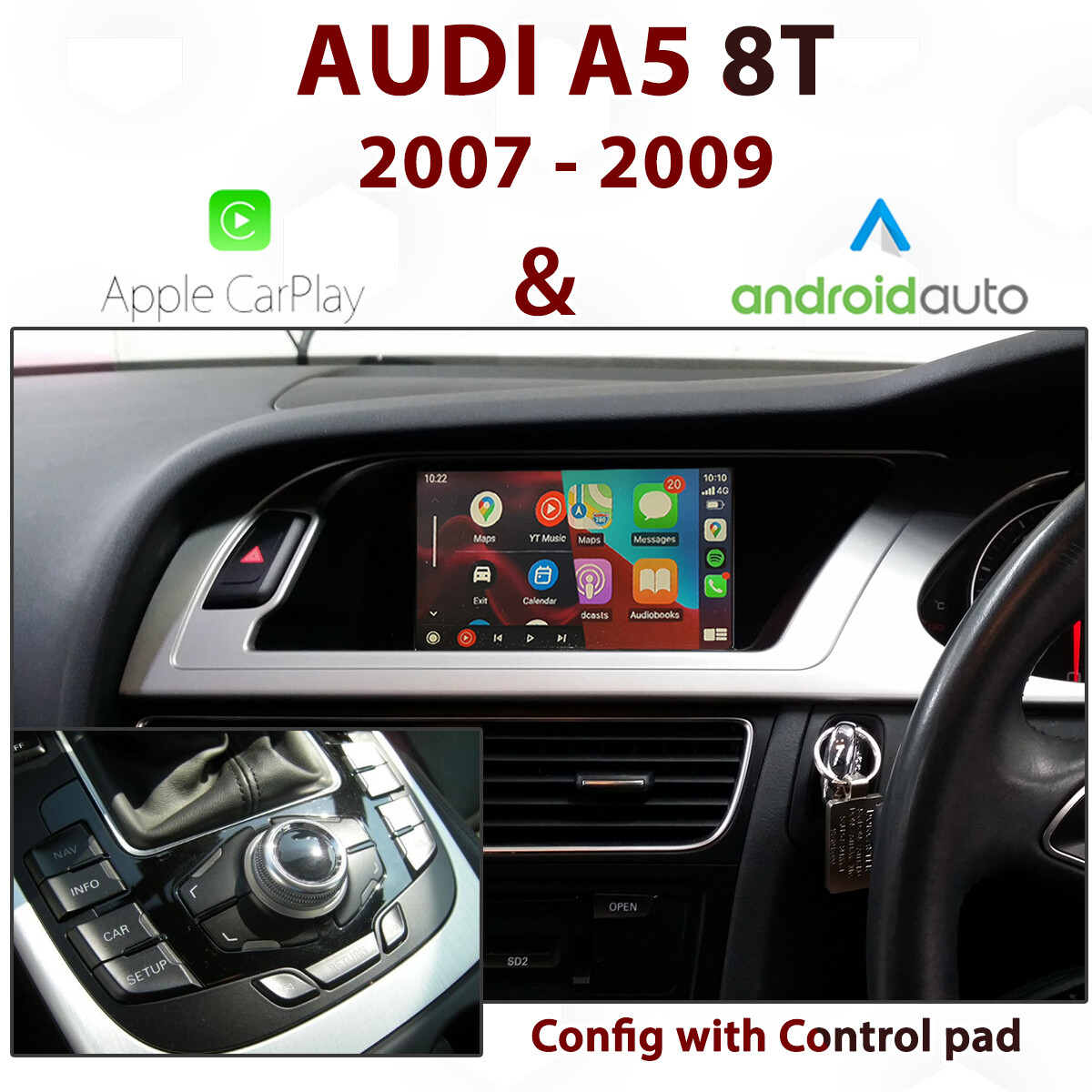 [DIAL] Audi A5 8T 2007 - 2009 2G MMi - MMi controlled Apple CarPlay Integration