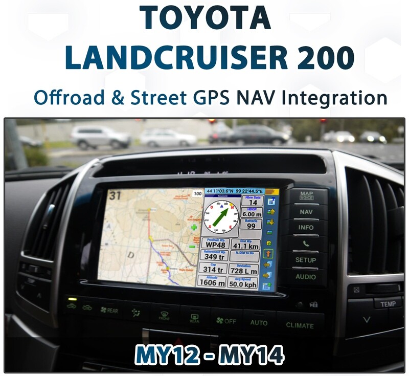 [2012-2014] Toyota Landcruiser 200 - Offroad GPS NAV Integration