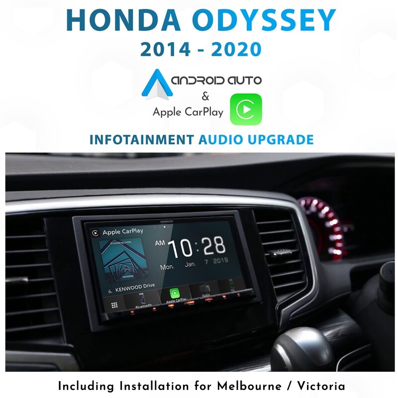 HONDA Odyssey- Apple CarPlay &amp; Android Auto audio Upgrade