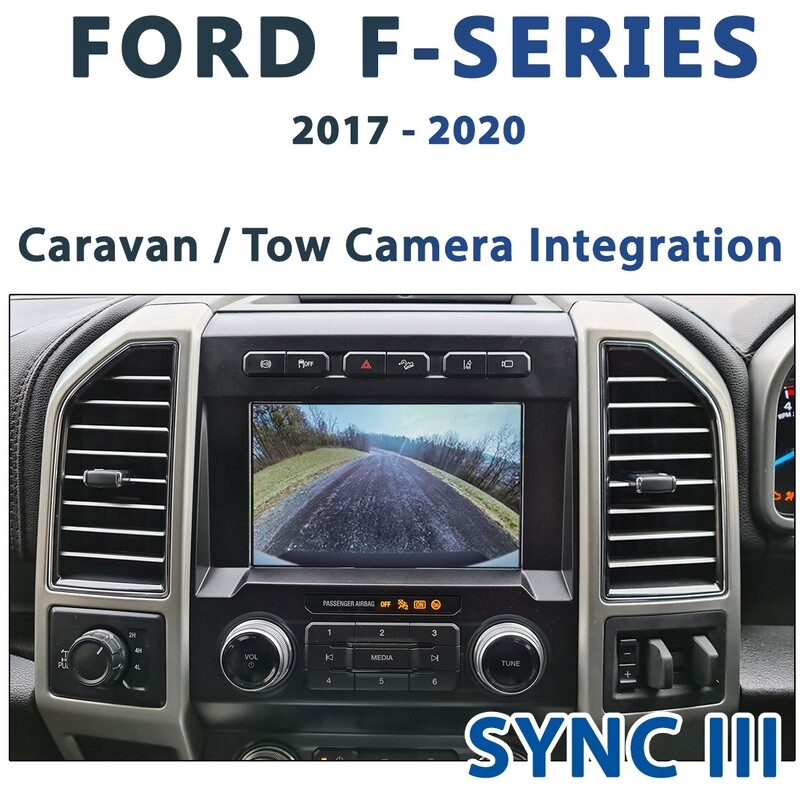 FORD F150 / 250 / 350 - Caravan / Trailer Camera Integration for Sync III