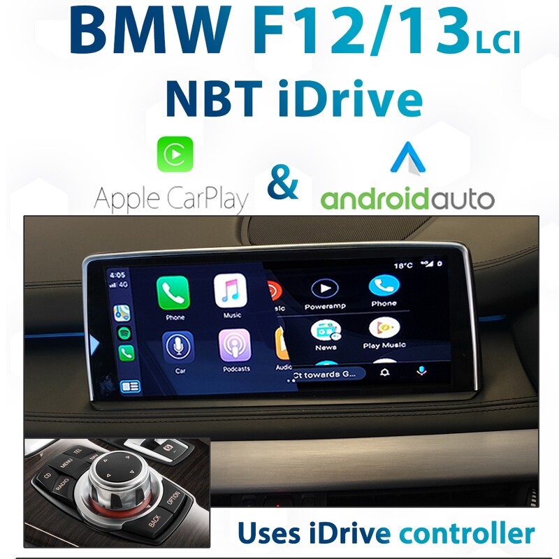 BMW F06 / F12 / F13 6 Series -  NBT iDrive Apple CarPlay &amp; Android Auto Integration