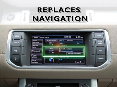 NAV Replacement Type (Plug and Play) Land Rover models equipped with the Bosch IAM2.1 audio setup