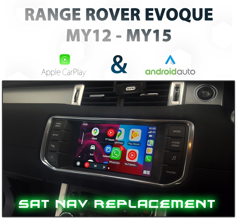 [MY12-15] Range Rover Evoque IAM2 with seamless Apple CarPlay and Android Auto integration
