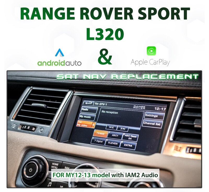 Range Rover Sport L320 (2011-2013) with a Factory Audio Integrated Android Auto &amp; Apple CarPlay Package Kit