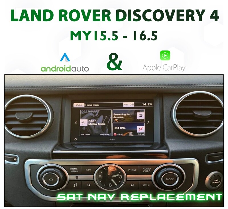[MY15.5-16.5] Land Rover Discovery 4 with seamless Apple CarPlay and Android Auto integration