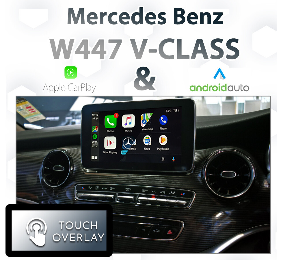 Mercedes-Benz W447 V-Class (2015-2019) Apple CarPlay &amp; Android Auto Integration for COMAND Audio System with 8.4&quot; Display