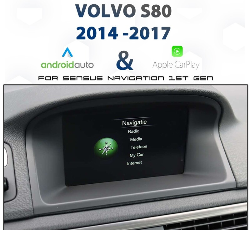 Volvo S80 Sensus NAV -  Apple CarPlay &amp; Android Auto Integration