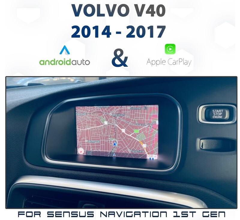 Volvo V40 Sensus NAV - Apple CarPlay &amp; Android Auto Integration