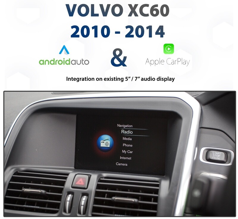 Volvo XC60 - Apple CarPlay &amp; Android Auto Integration pack