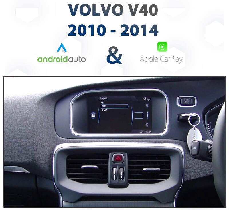 Volvo V40 (2010 to 2014 models) Android Auto &amp; Apple CarPlay Integration