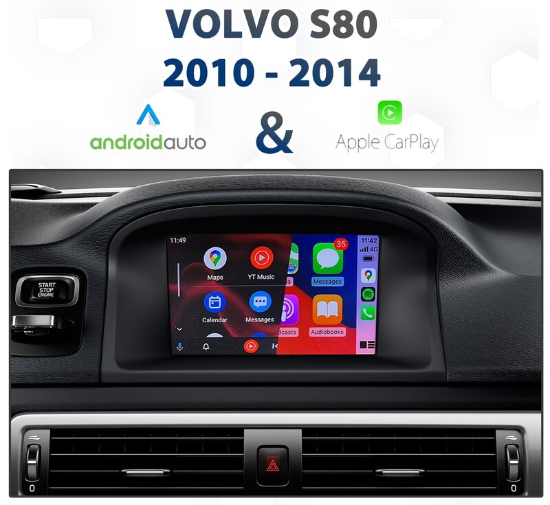 Volvo S80 (2010 to 2014 models) Android Auto &amp; Apple CarPlay Integration